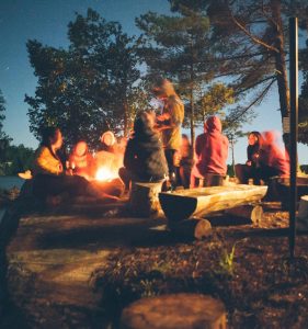 group of people spending quality time together symbolises that curing emetophobia is possible